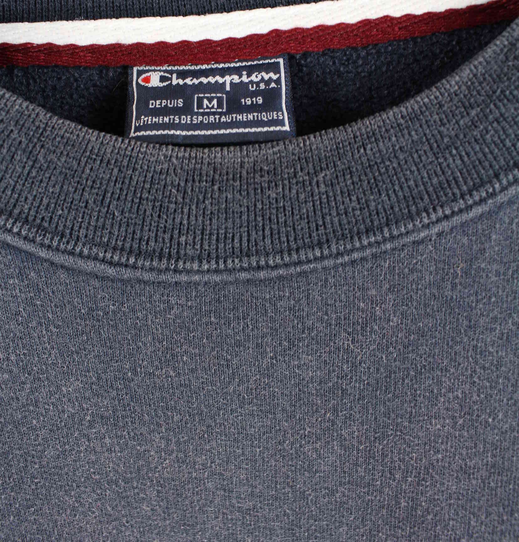 Champion y2k Embroidered Sweater Blau S (detail image 2)