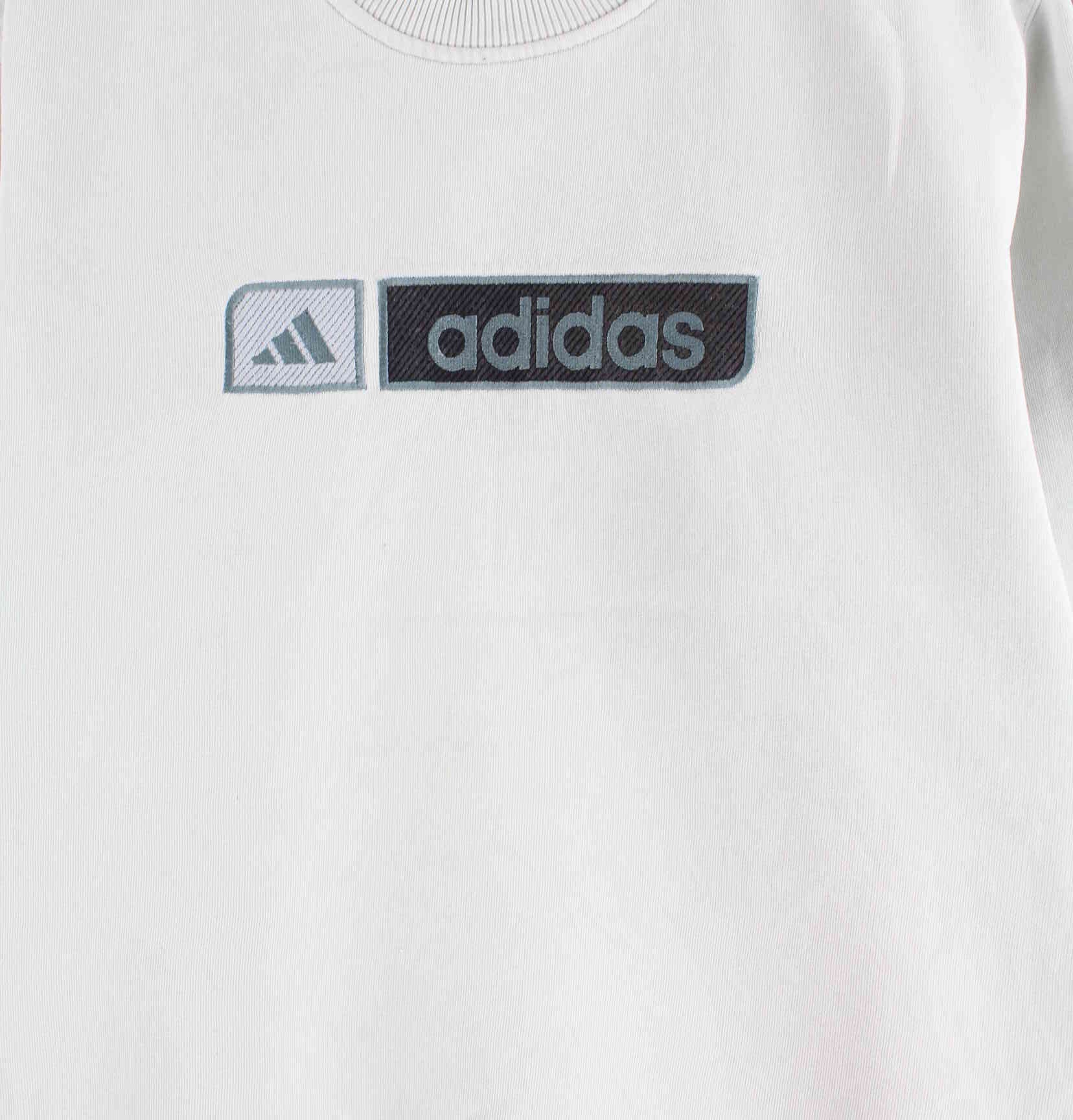 Adidas y2k Embroidered Sweater Beige S (detail image 1)