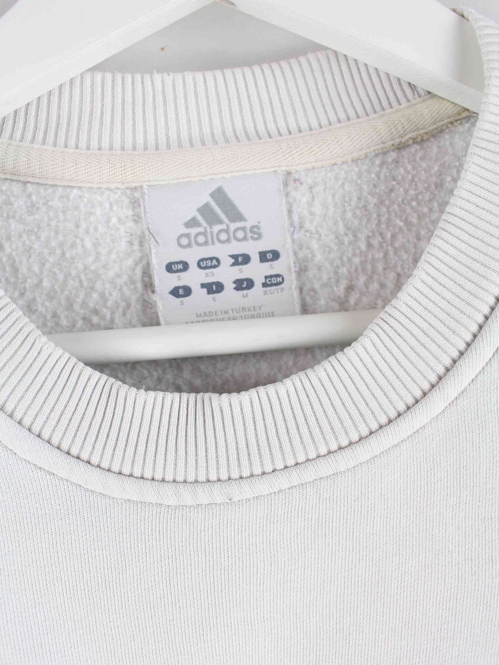 Adidas y2k Embroidered Sweater Beige S (detail image 2)