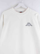 Kappa 90s Vintage Embroidered Sweater Weiß XL (detail image 1)
