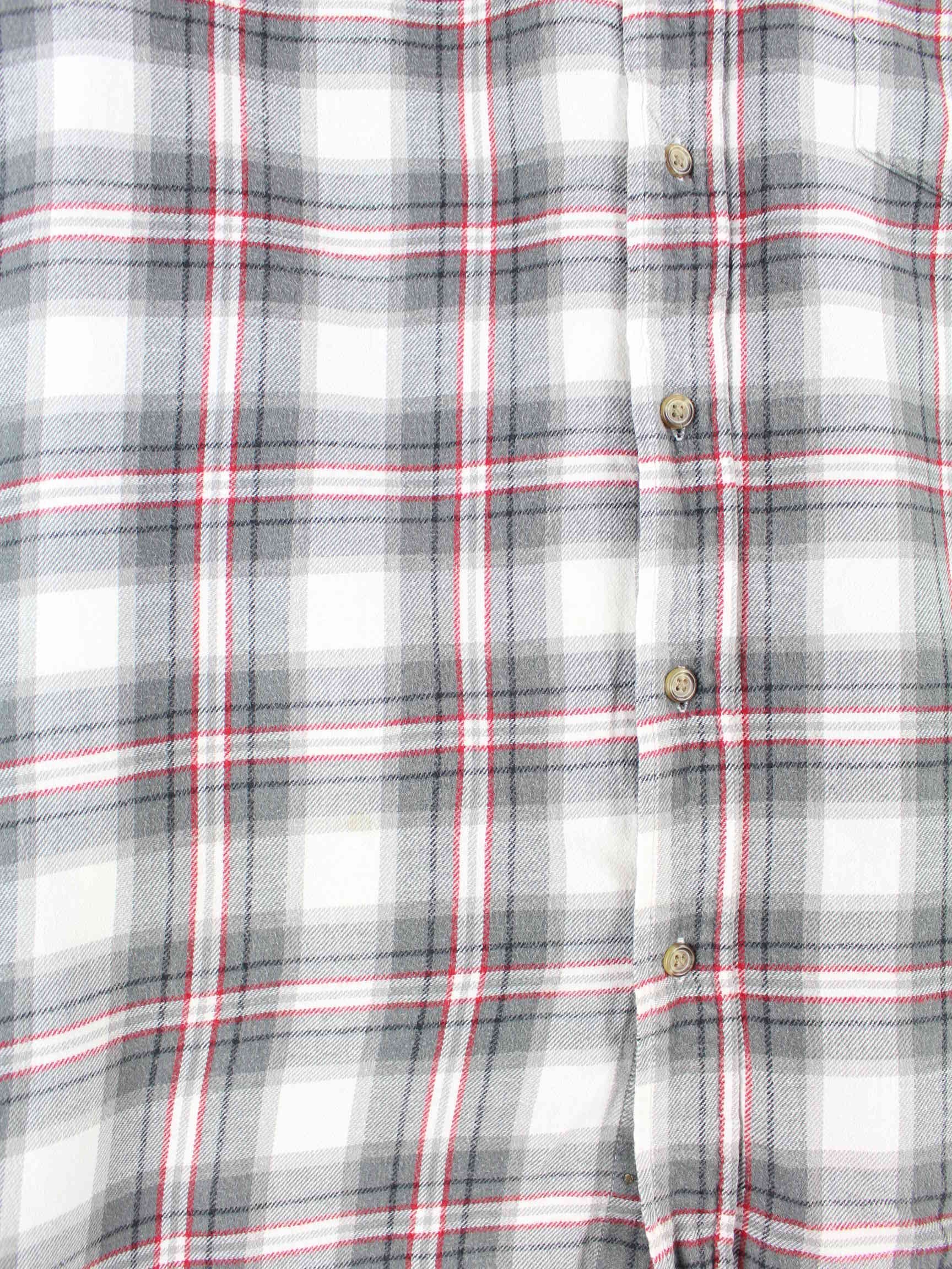 Chaps by Ralph Lauren Flanell Hemd Grau L (detail image 2)