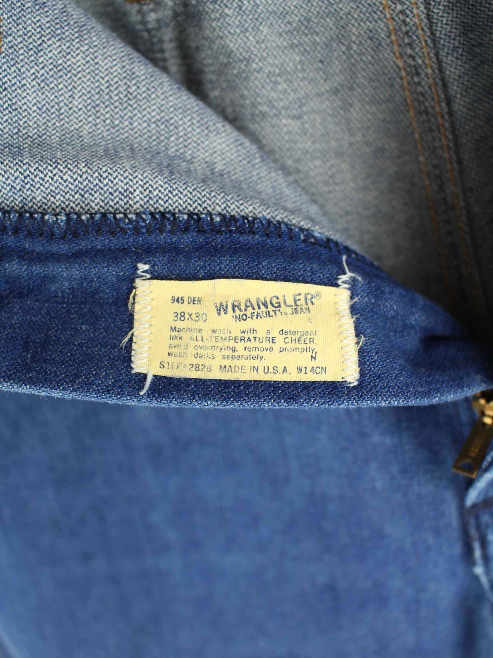 Wrangler 70s Vintage 945 DEN No Fault Jeans Blau W38 L30 (detail image 4)