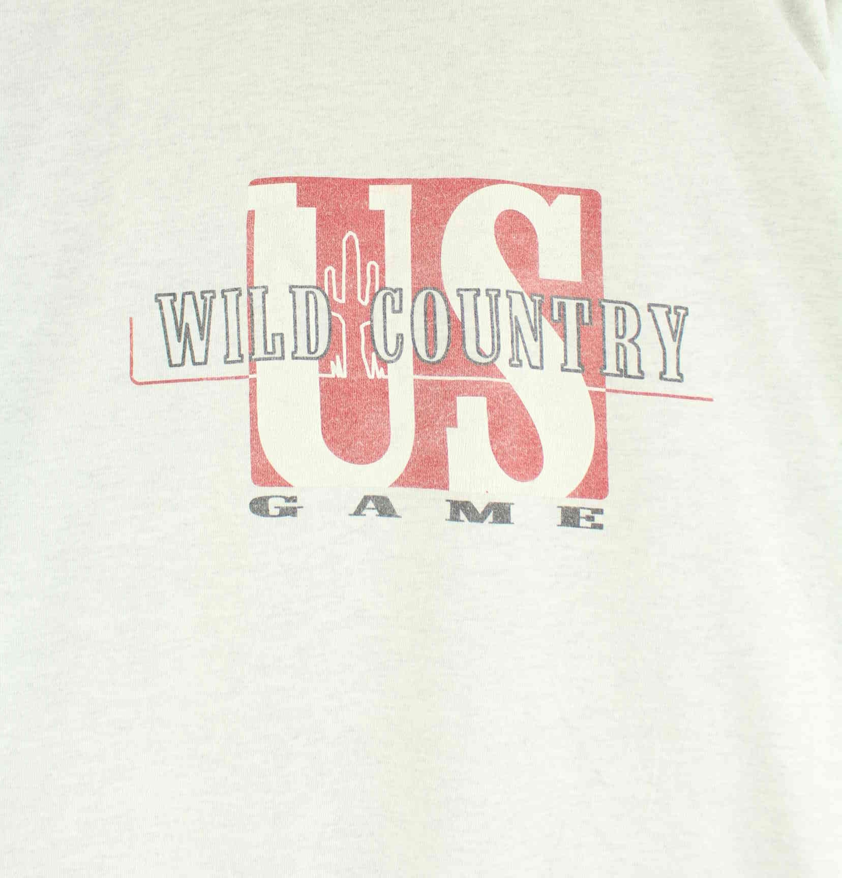 Screen Stars 90s Vintage Wild County Print Single Stitched T-Shirt Grau XL (detail image 1)