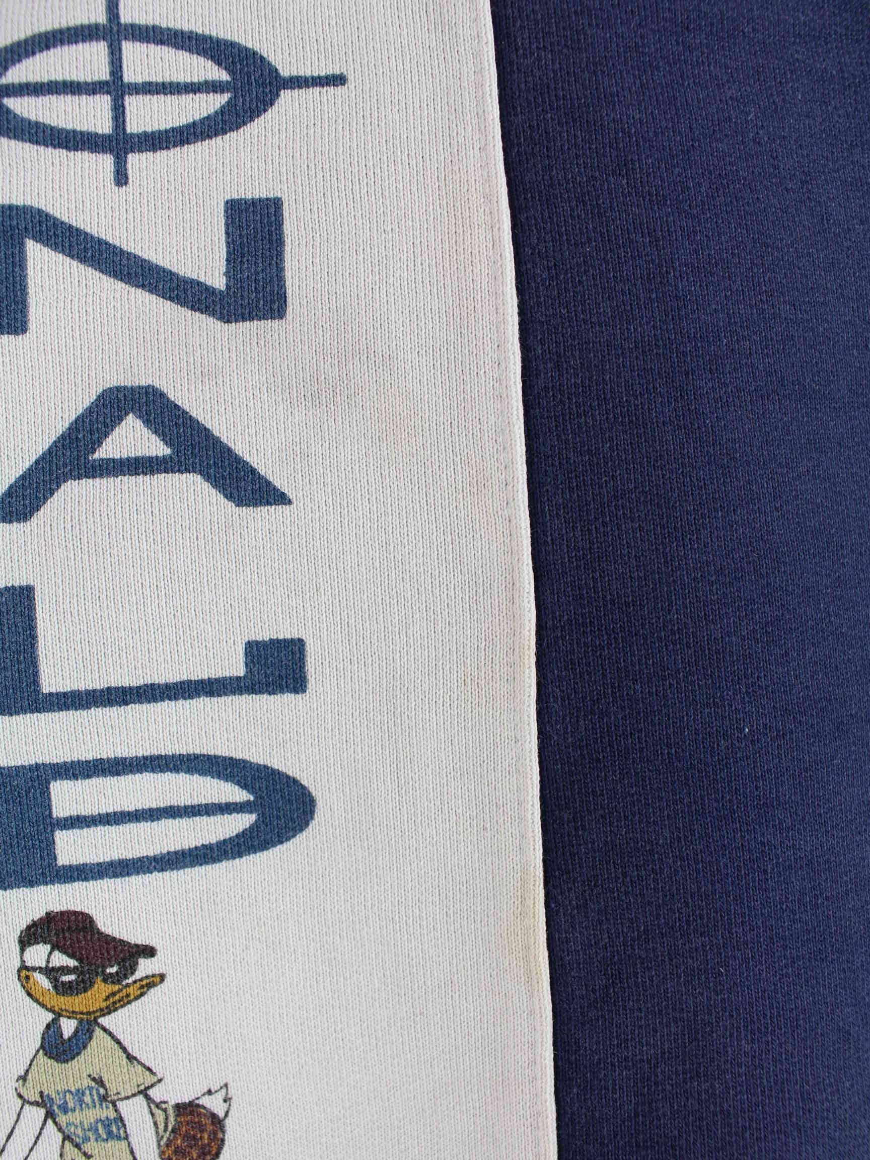 Disney 90s Vintage Donald Duck Surfing Print Sweater Blau XL (detail image 5)