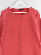 Ralph Lauren Damen y2k Faded Sweater Rot L (detail image 1)