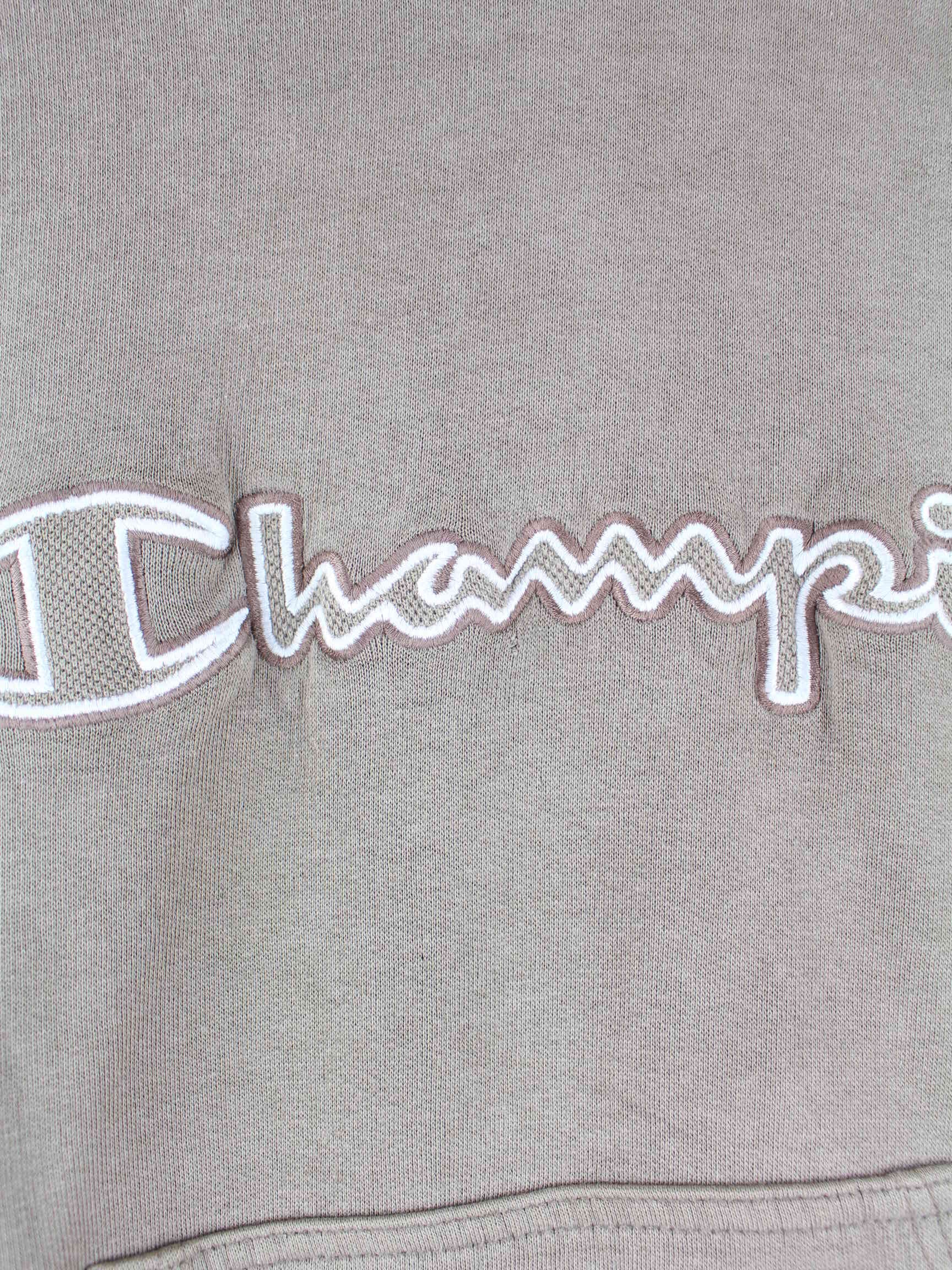 Champion 90s Vintage Hoodie Braun L (detail image 2)