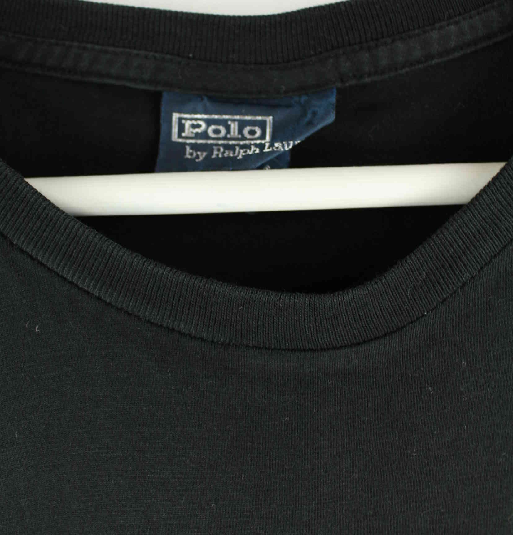 Ralph Lauren y2k Basic T-Shirt Schwarz M (detail image 2)