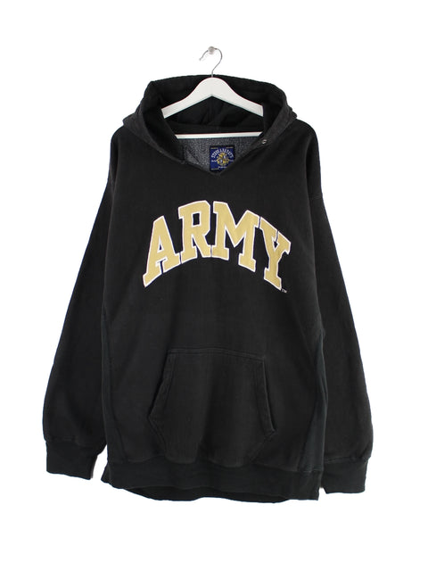 Steve & Barry's 00s Army Oversized Hoodie Schwarz XL