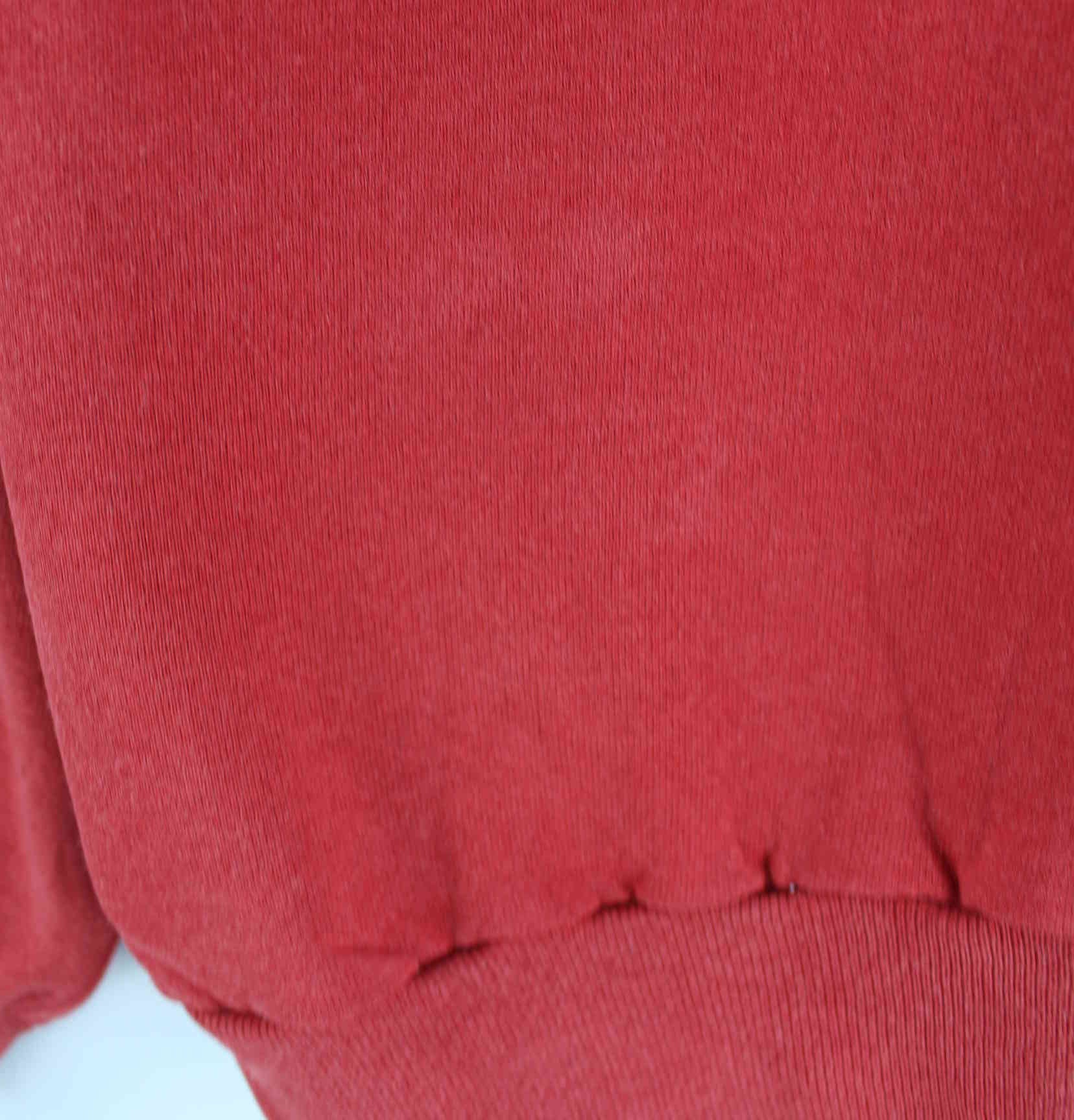 Jerzees 90s Vintage Dog Embroidered Sweater Rot XL (detail image 4)
