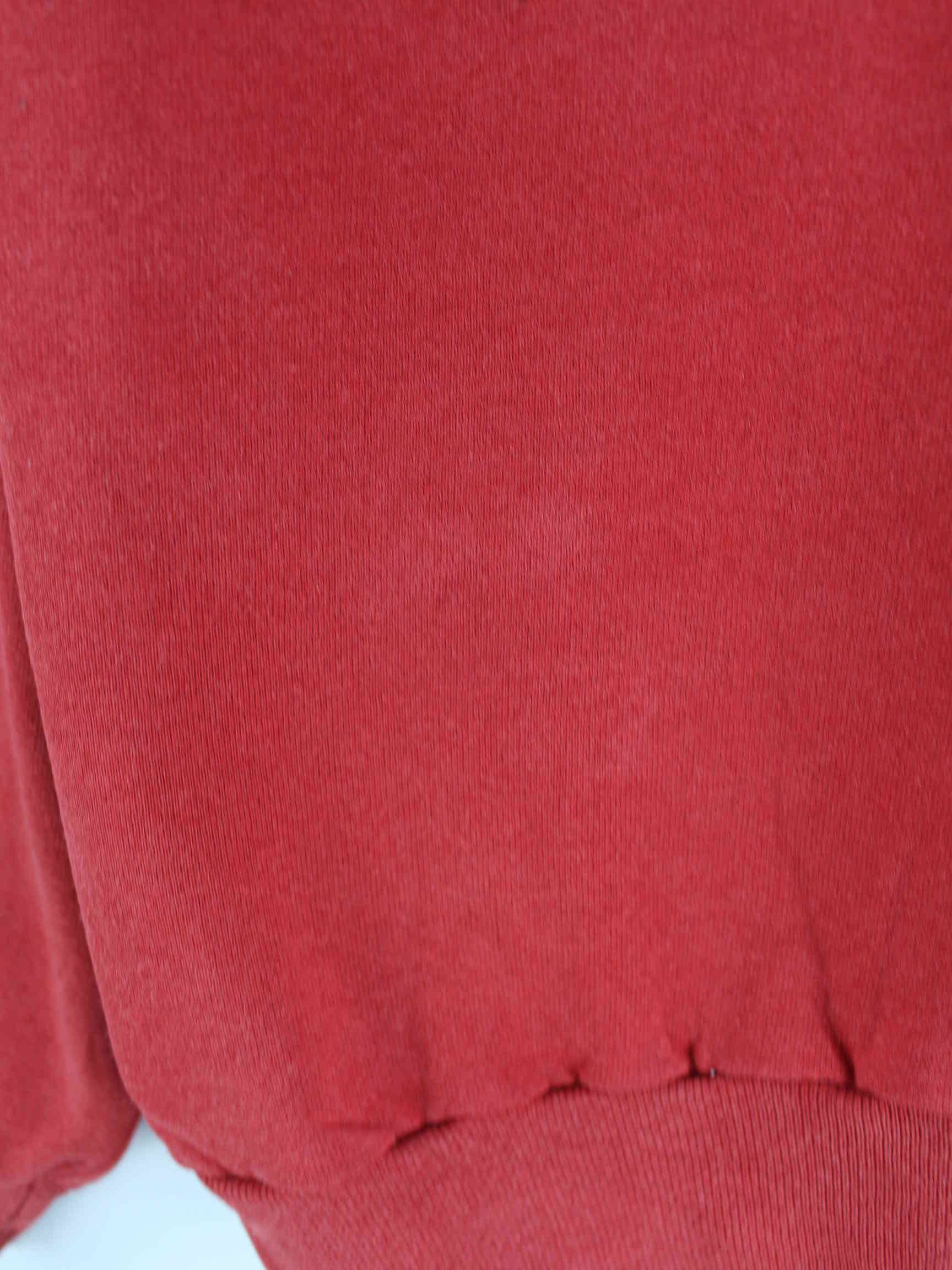 Jerzees 90s Vintage Dog Embroidered Sweater Rot XL (detail image 4)