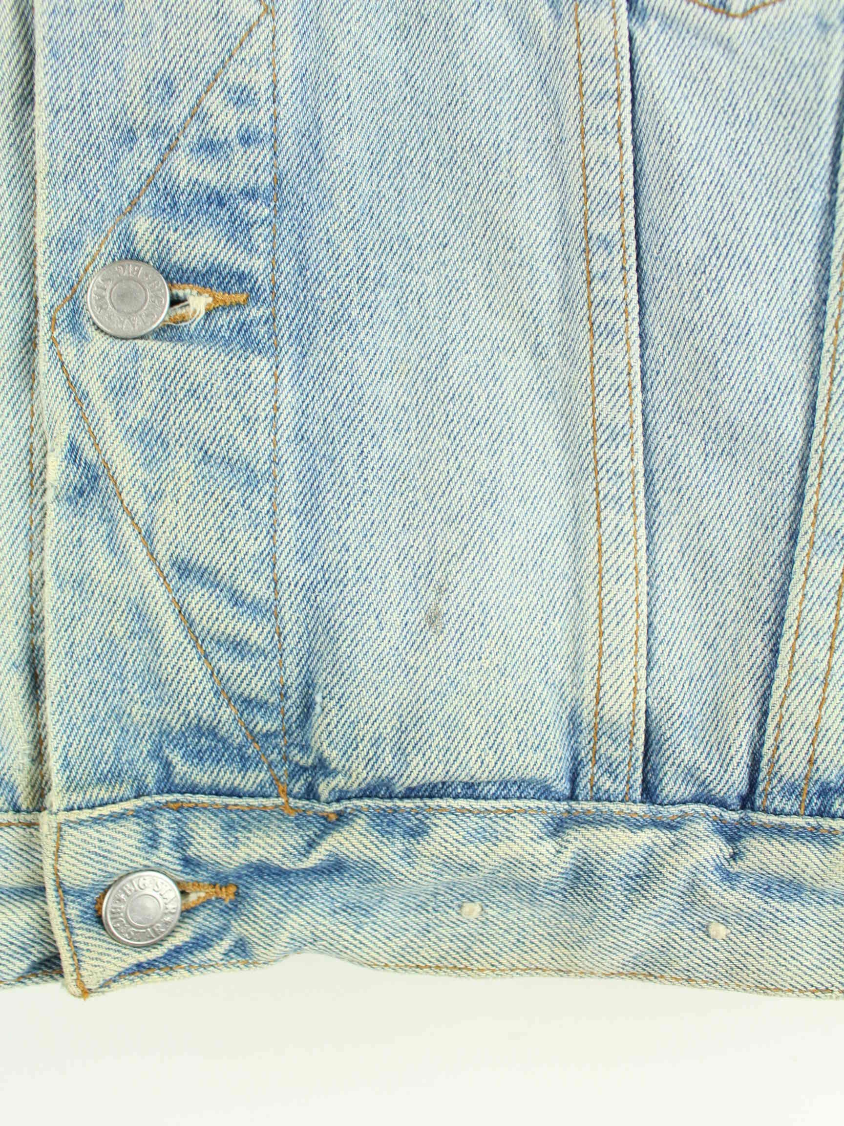 Vintage 90s Big Star Jeans Jacke Blau L (detail image 4)