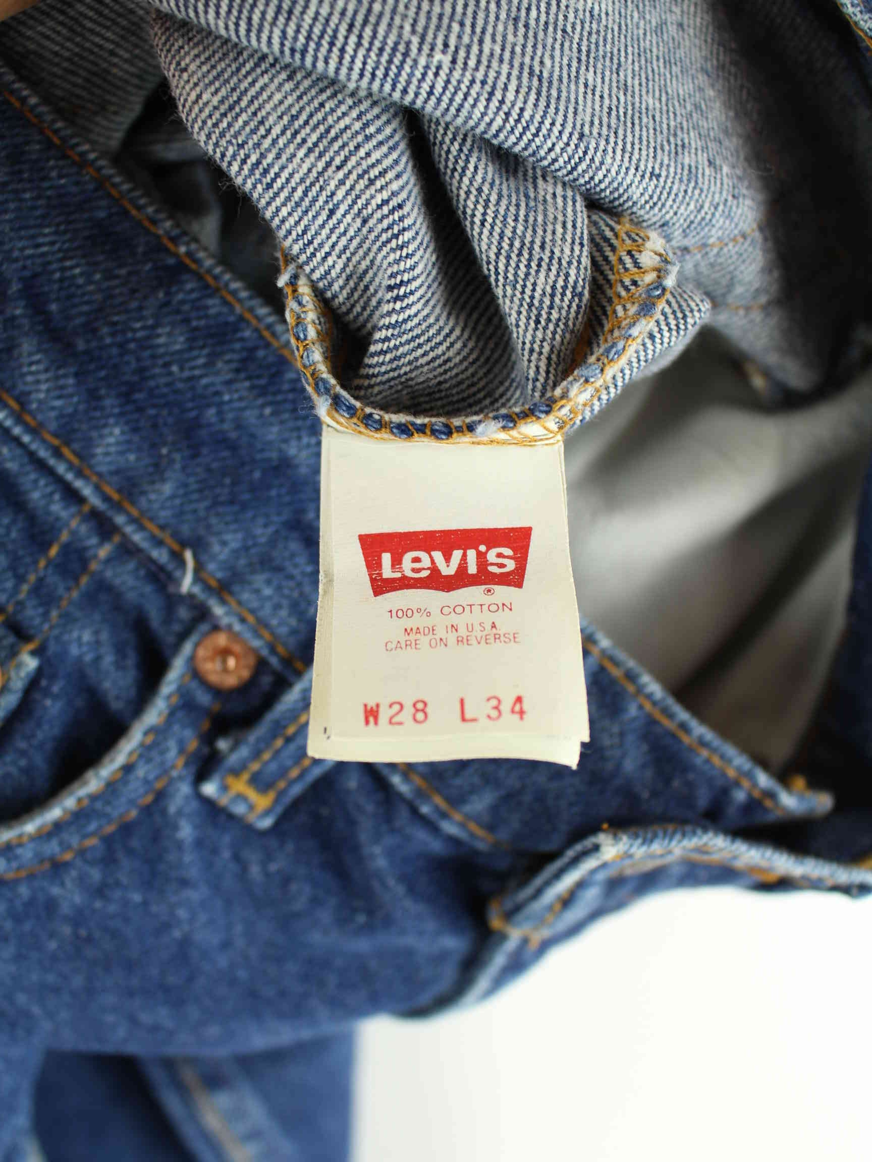 Levi's Damen 1991 Vintage Jeans Blau W28 L34 (detail image 2)