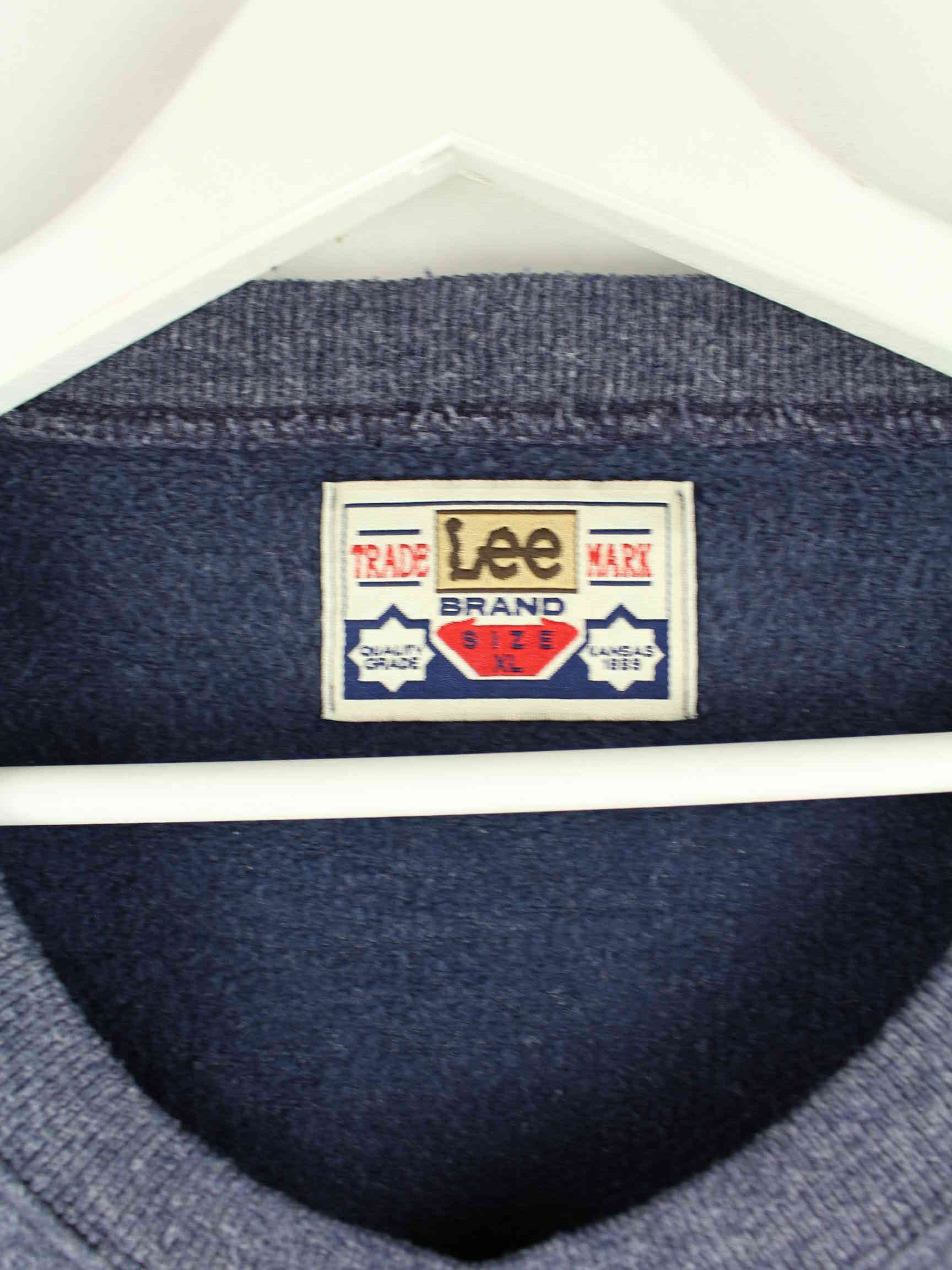 Lee 90s Vintage Print Sweater Blau XL (detail image 2)