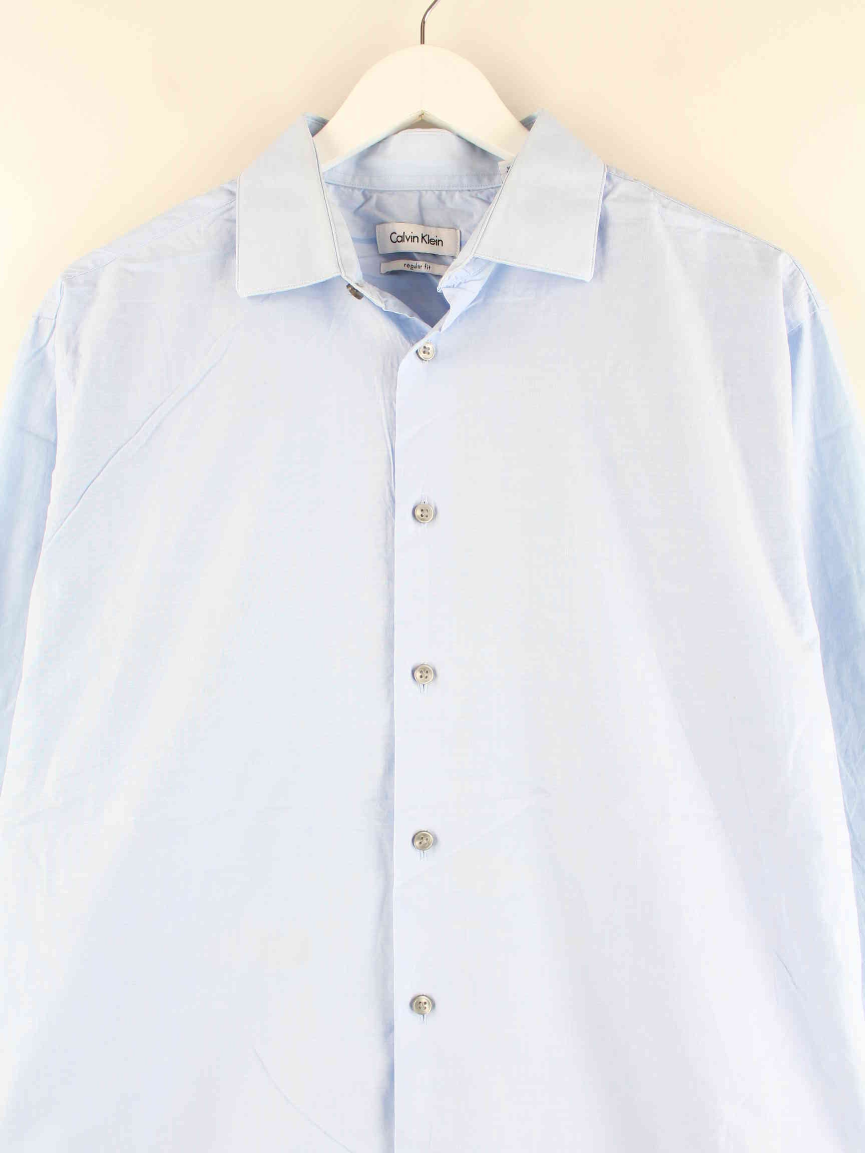 Calvin Klein Regular Fit Hemd Blau L (detail image 1)