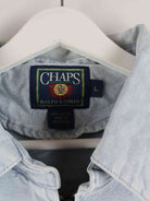 Chaps by Ralph Lauren 90s Vintage Denim Harrington Jacke Blau L (detail image 3)
