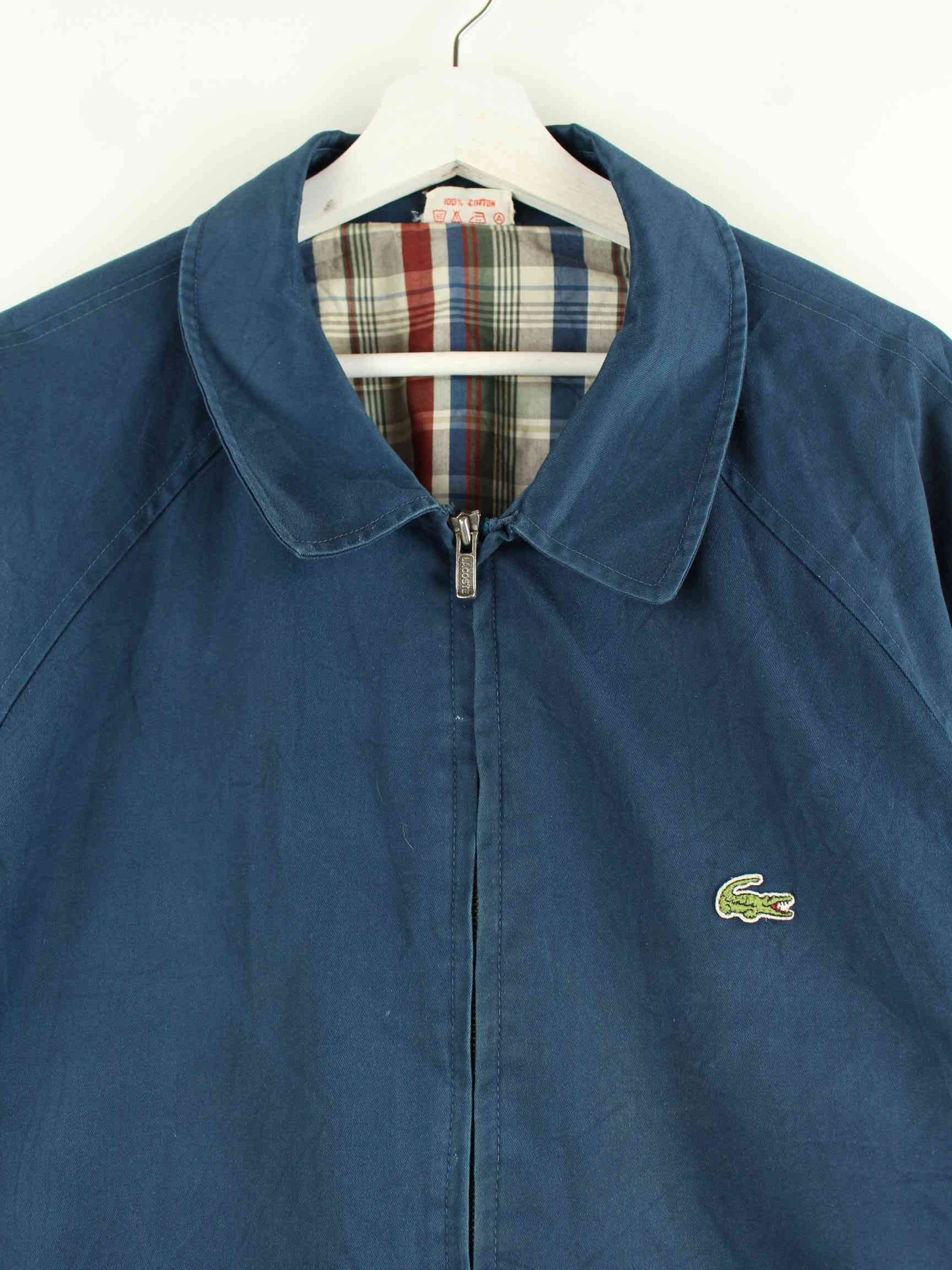 Lacoste 90s Vintage Harrington Jacke Blau L (detail image 1)