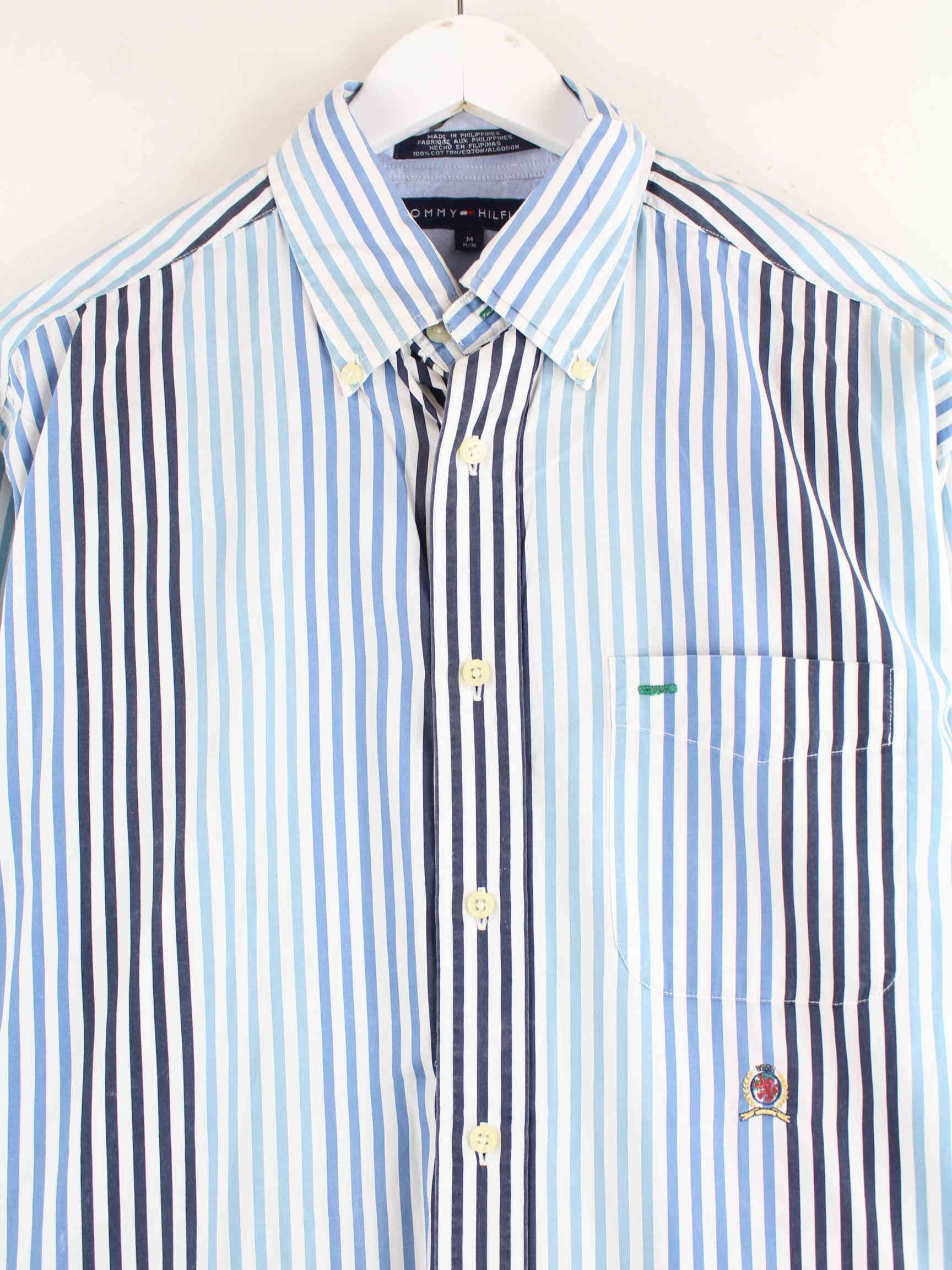 Tommy Hilfiger 00s Striped Hemd Mehrfarbig M (detail image 1)