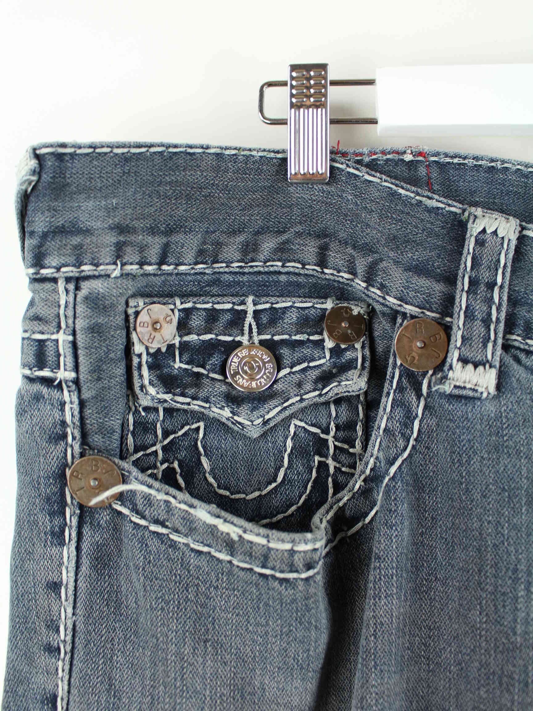 True Religion 90s Joey Super T Jeans Blue W40 L34 – Peeces