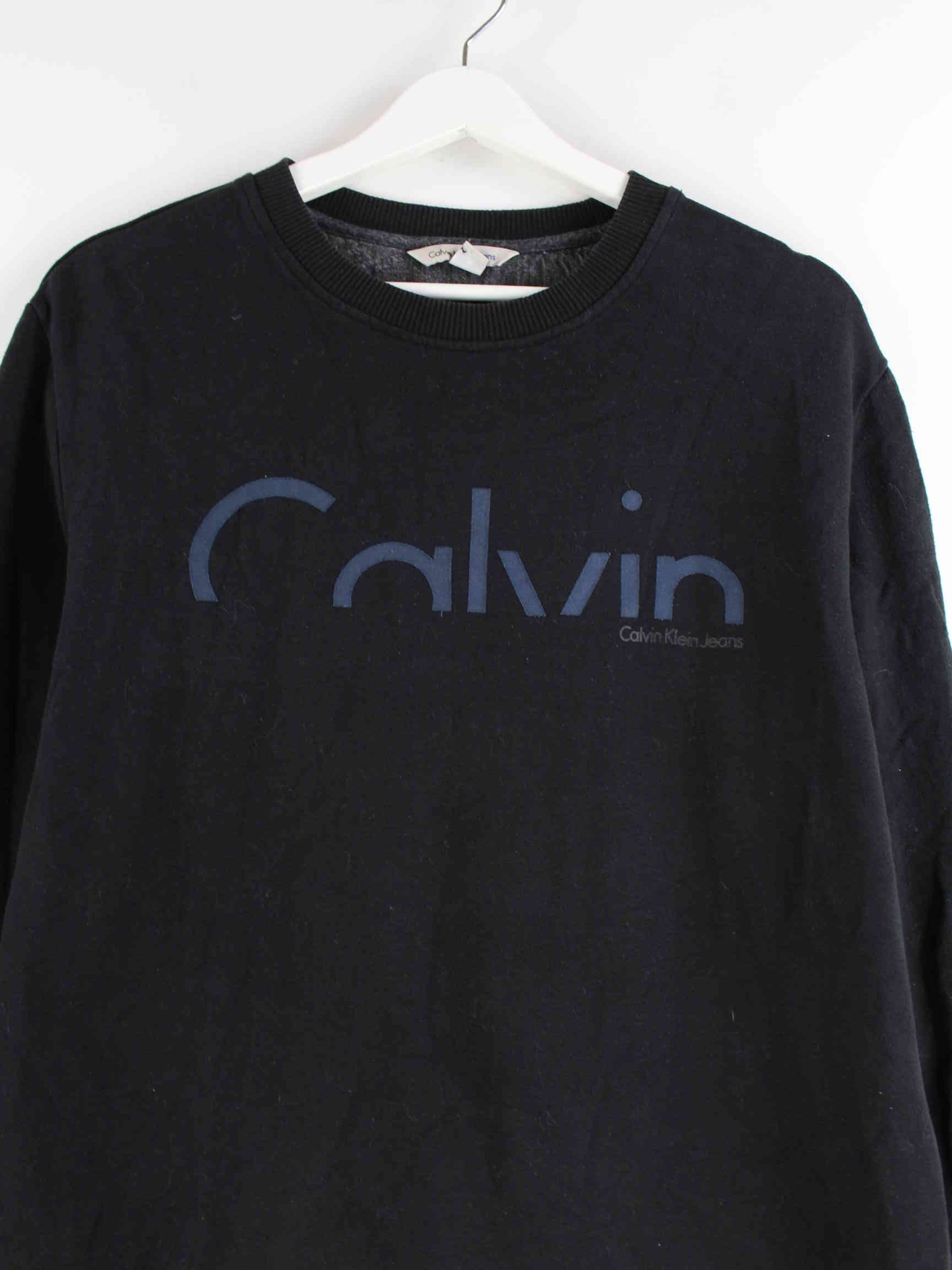 Calvin Klein Print Sweater Schwarz M (detail image 1)