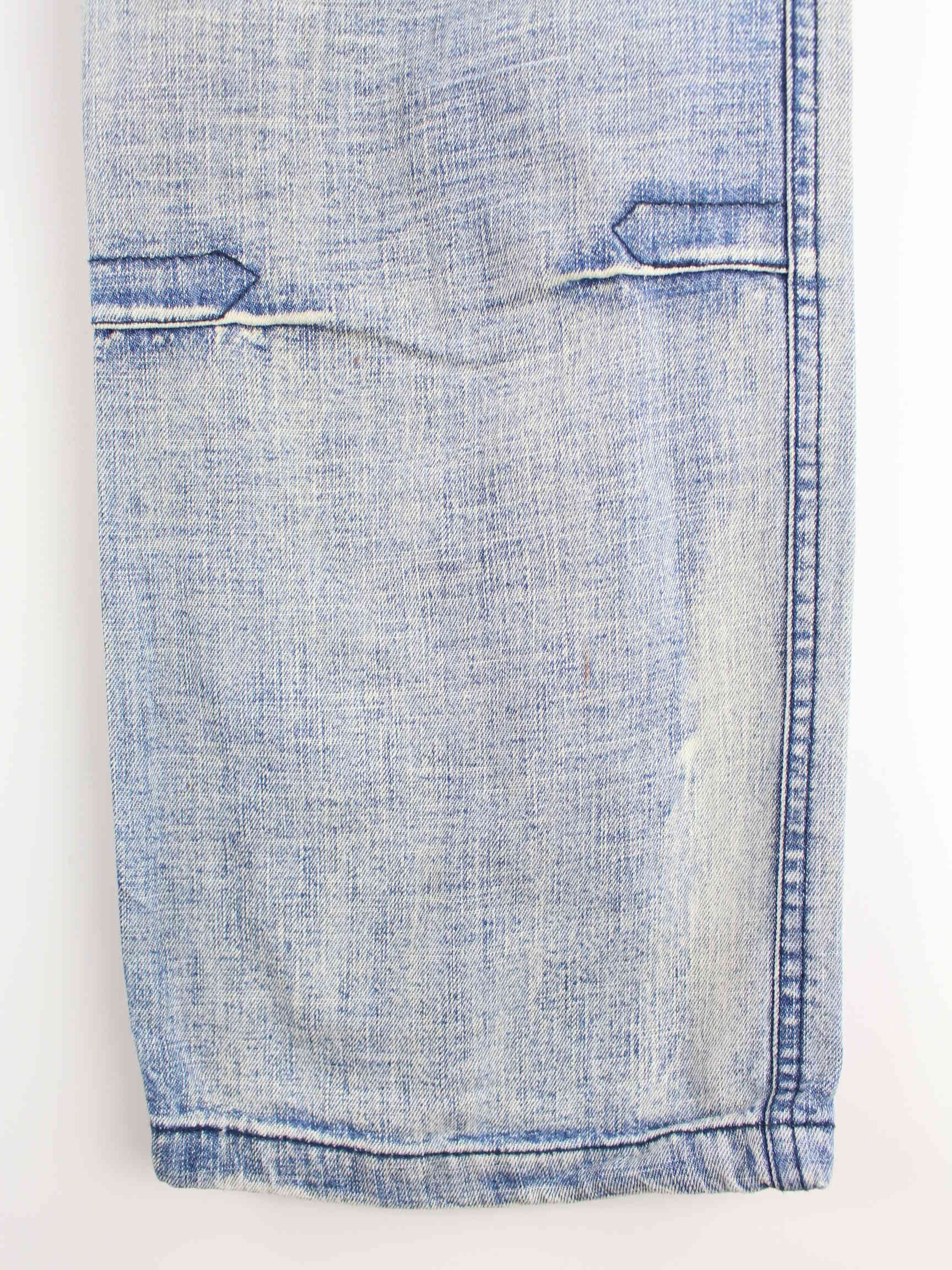 Vintage John F. Gee Cargo Jeans Blau W36 L32 (detail image 2)