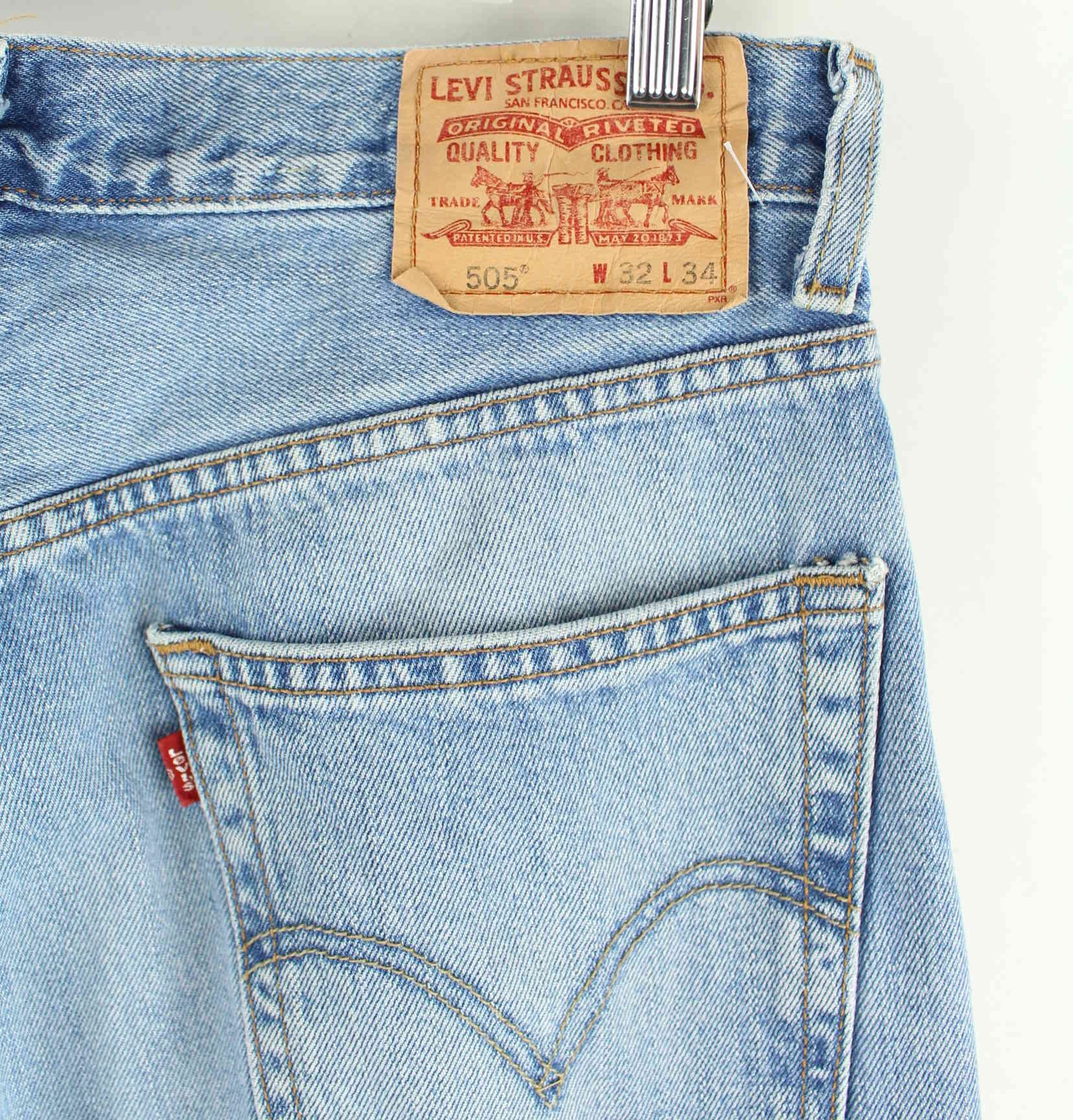 Levi's 550 Regular Fit Jeans Blau W32 L34 (detail image 4)