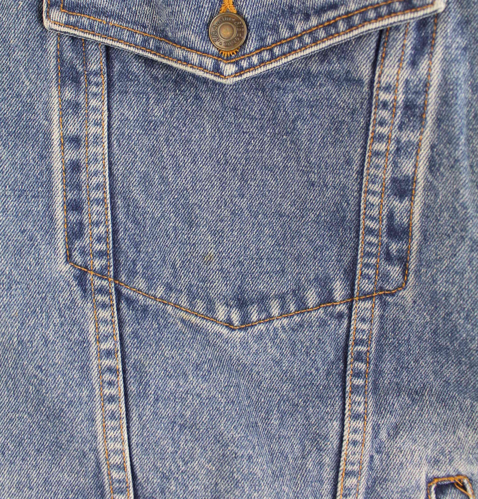 Vintage 90s St Johns Bay Jeans Jacke Blau 3XL (detail image 2)