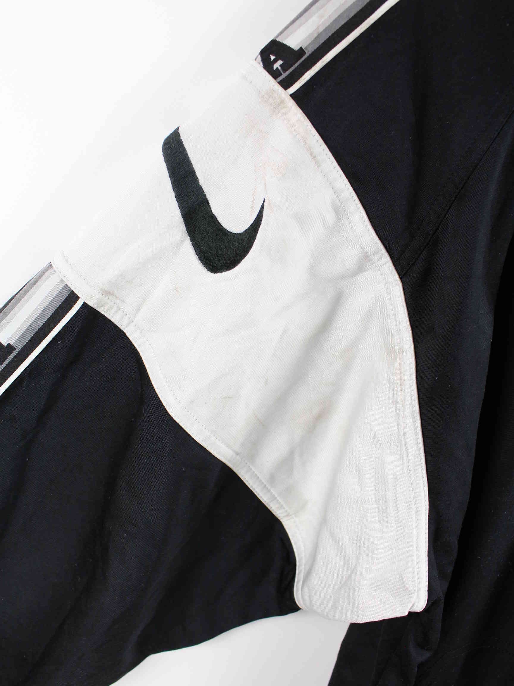Nike 90s Vintage Big Swoosh Tape Track Jacket Black XL – Peeces