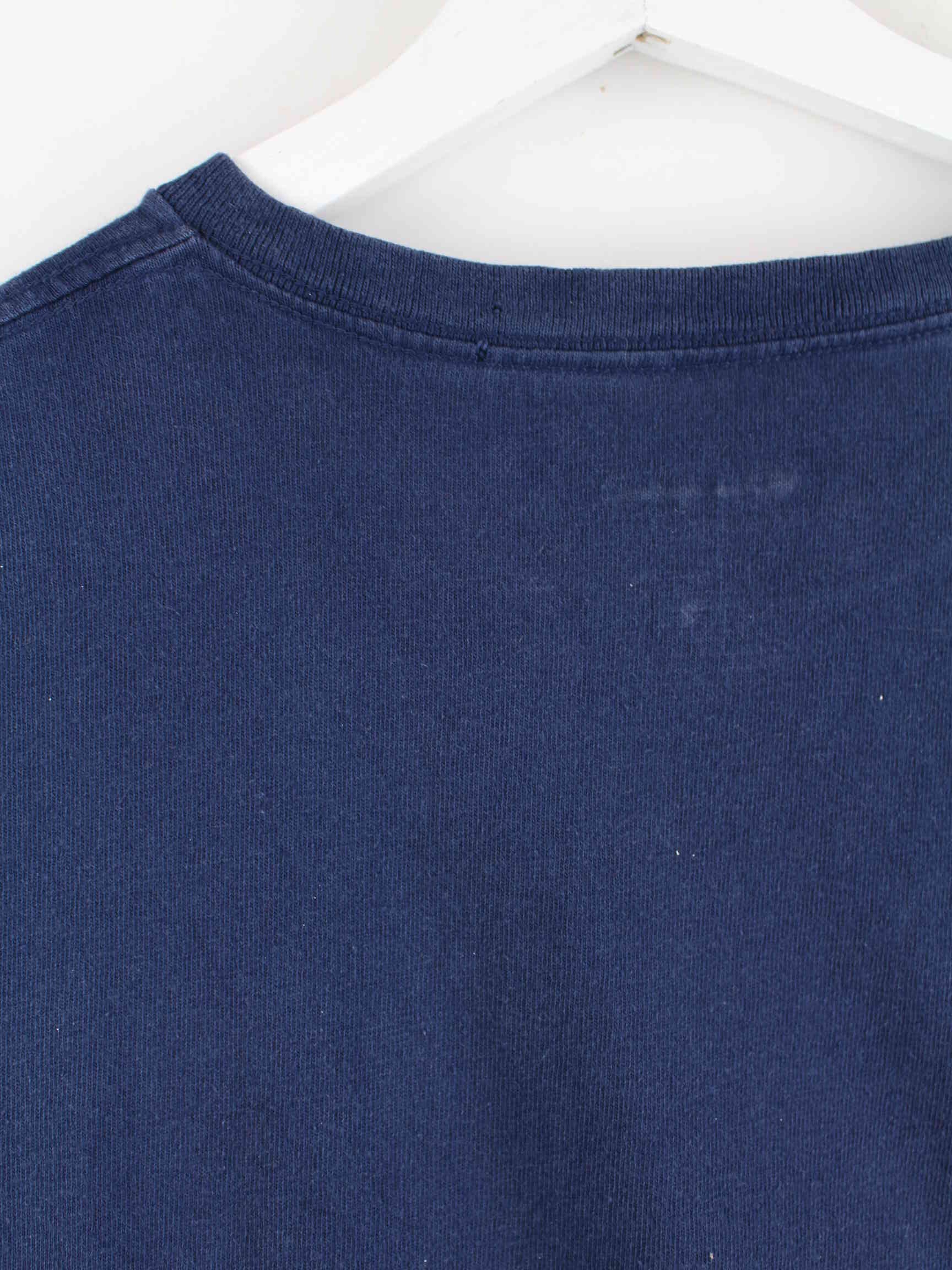 Champion Logo Print T-Shirt Blau XL (detail image 3)