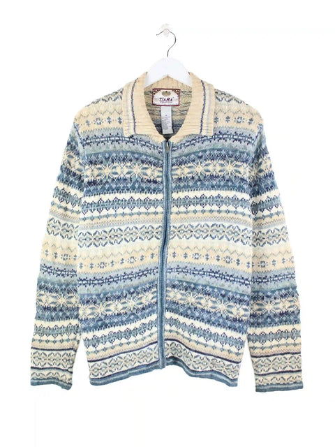Vintage 90s Strickjacke Beige M