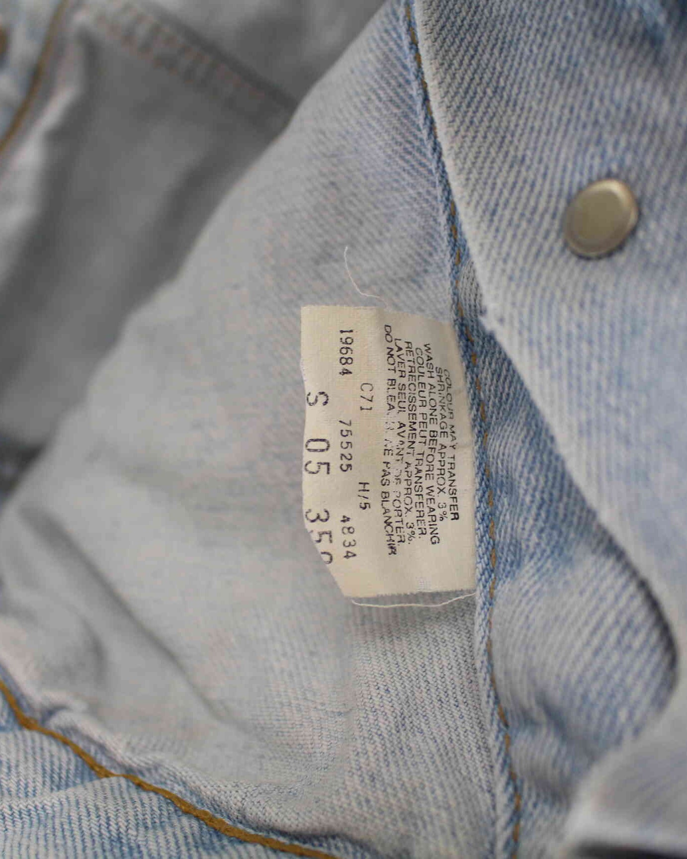 Levi's Vintage 1984 Jeans Jacke Blau L (detail image 3)