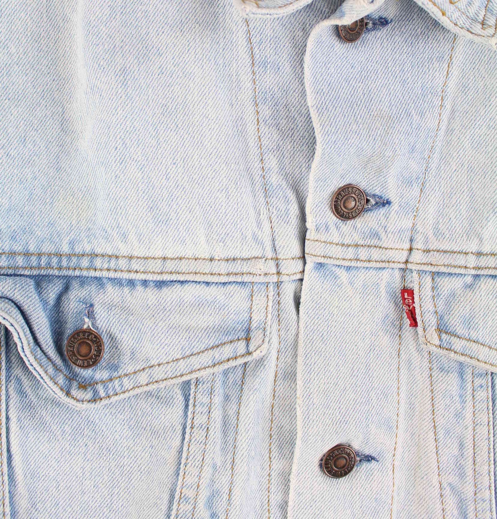 Levi's Vintage 1984 Jeans Jacke Blau L (detail image 4)
