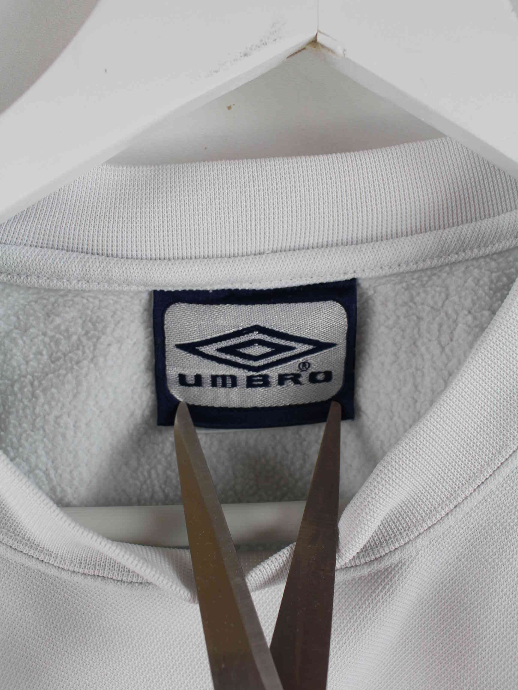 Umbro 90s Vintage Embroidered Sweater Weiß L (detail image 2)