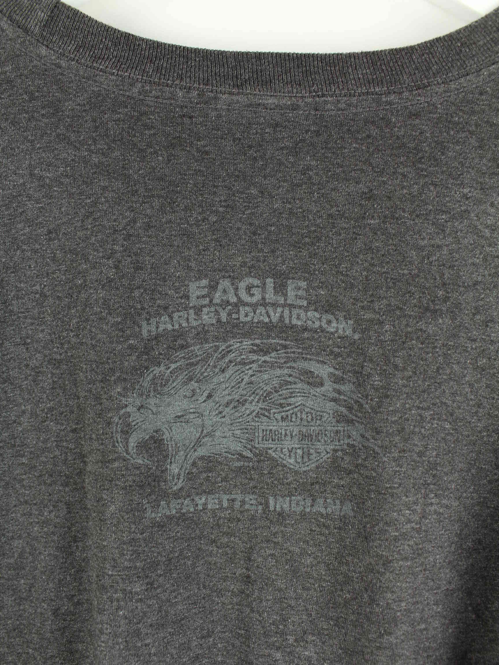 Harley Davidson y2k Print T-Shirt Grau XL (detail image 3)