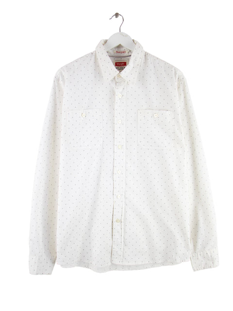 Wrangler Pattern Flex Hemd Weiß L