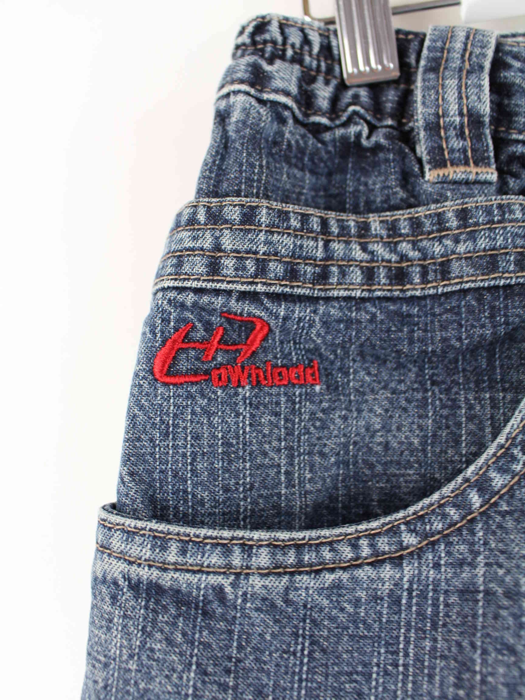 Vintage y2k Download Embroidered Carpenter Jeans Blau  (detail image 2)