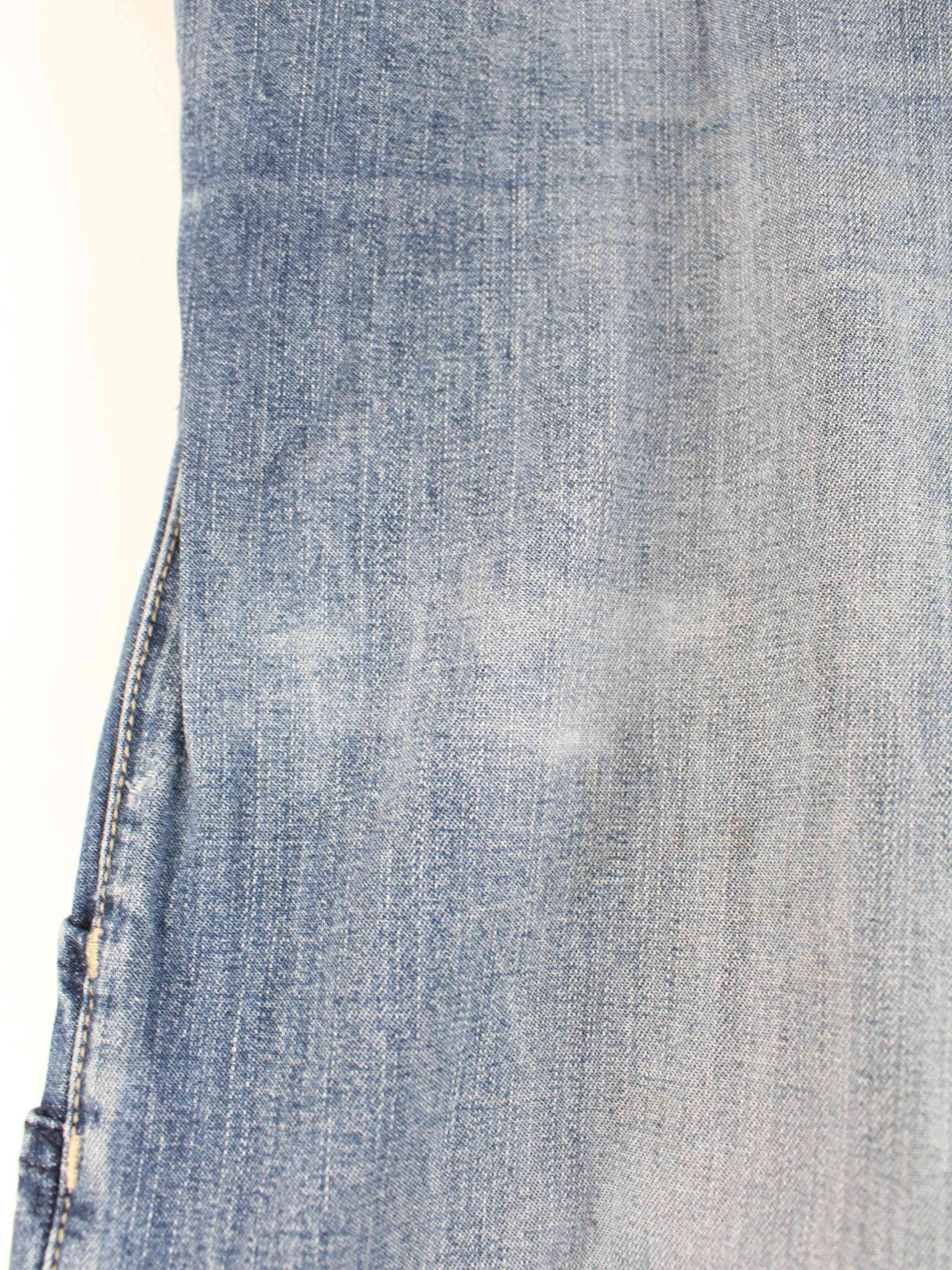 Engelbert Strauss y2k Embroidered Workwear Carpenter Jeans Blau  (detail image 2)