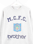 Screen Stars 90s Vintage Manchester FC Print Sweater Grau M (detail image 1)