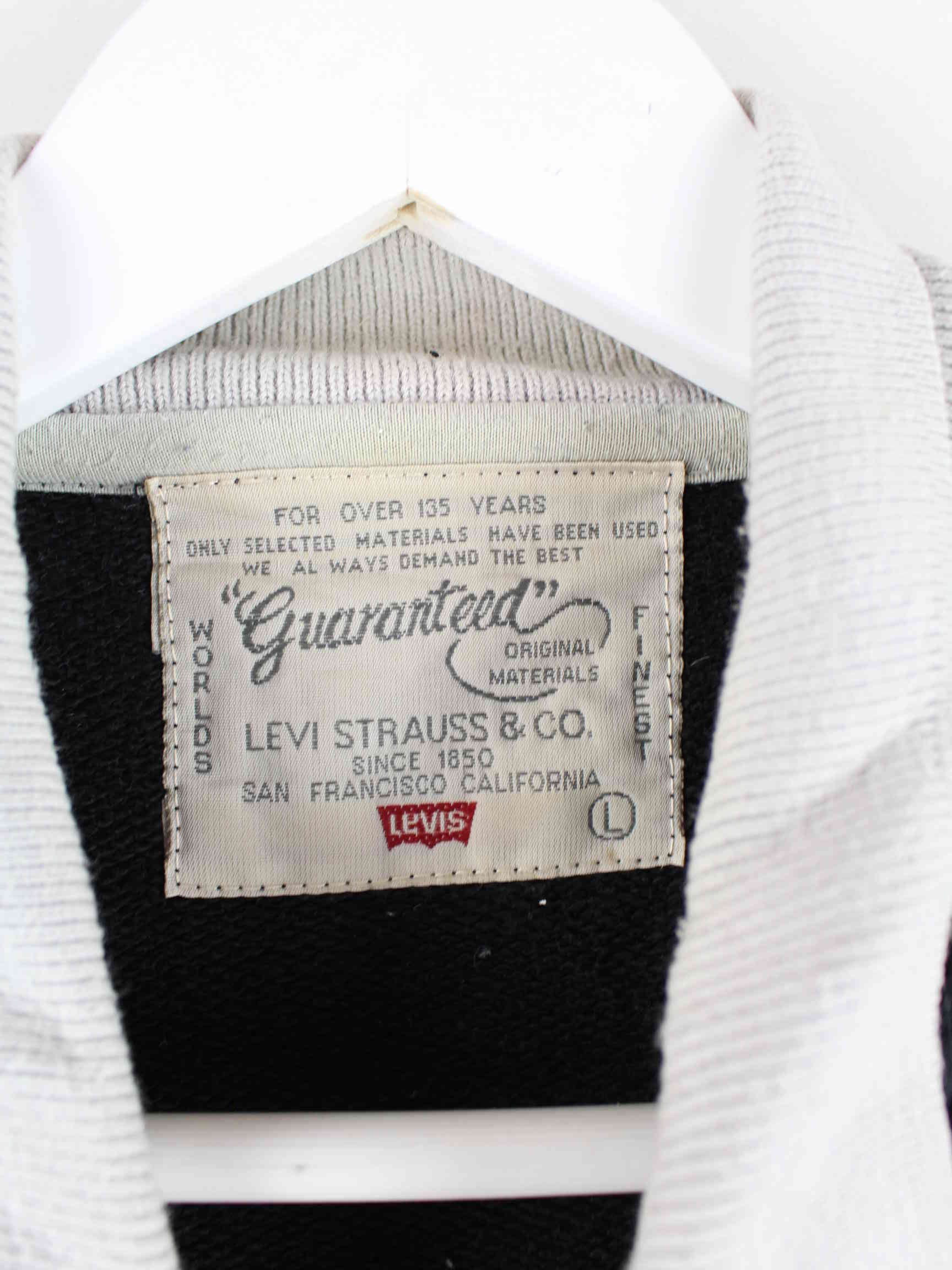 Levi's 00s Embroidered Polo Sweater Schwarz L (detail image 2)