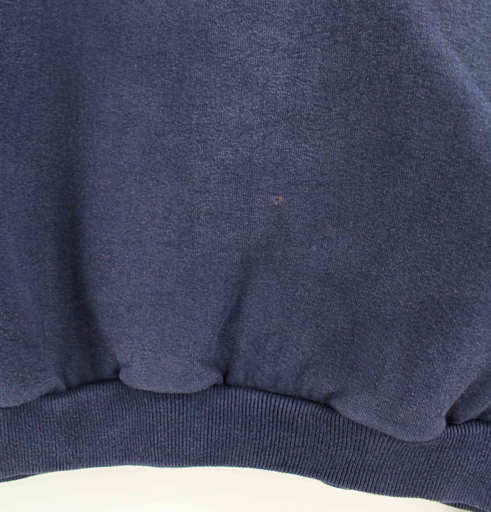 Karl Kani y2k Embroidered Heavy Cotton Sweater Blau XXL (detail image 2)