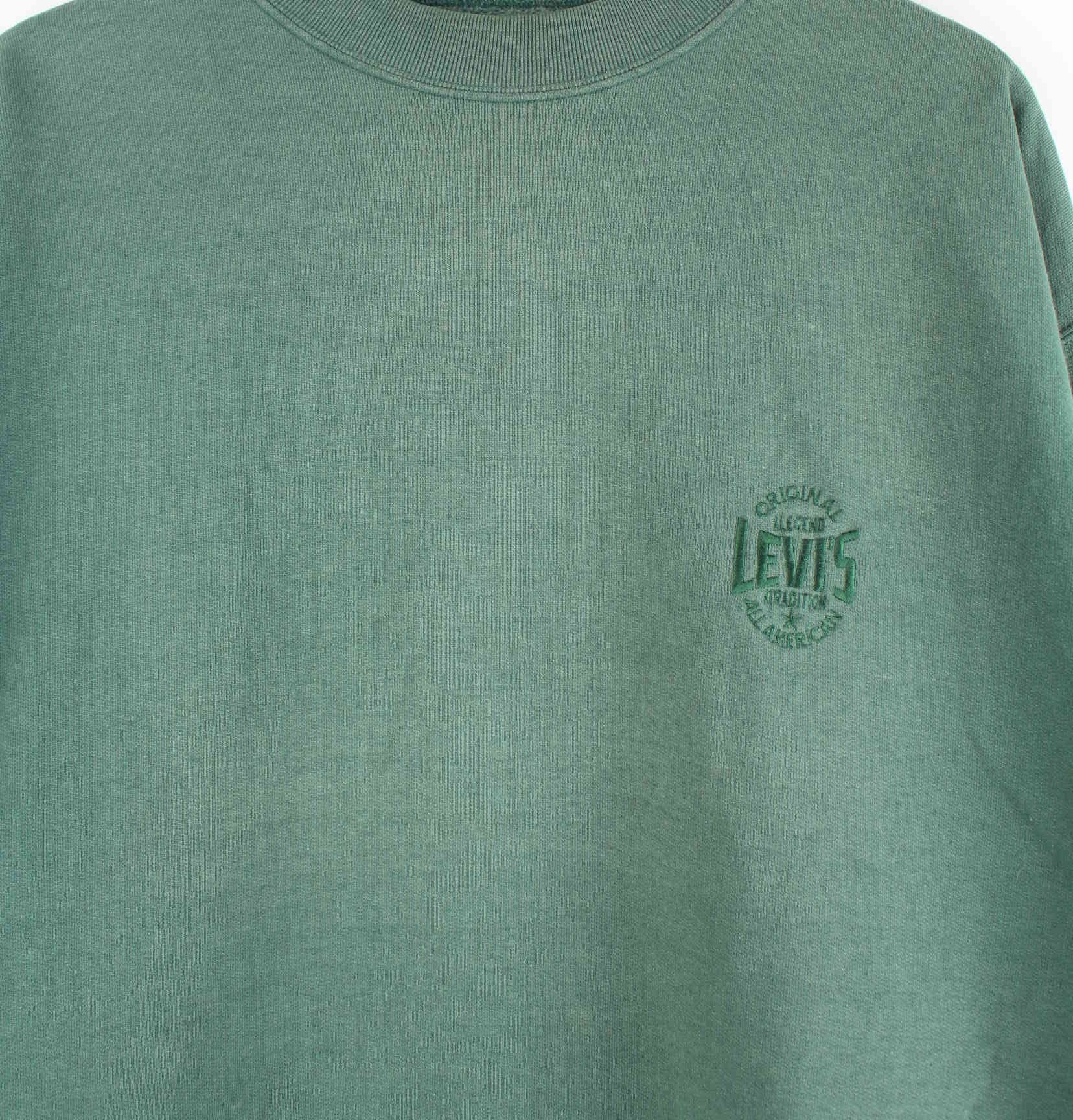 Levi's 90s Vintage Basic Sweater Grün XL (detail image 1)
