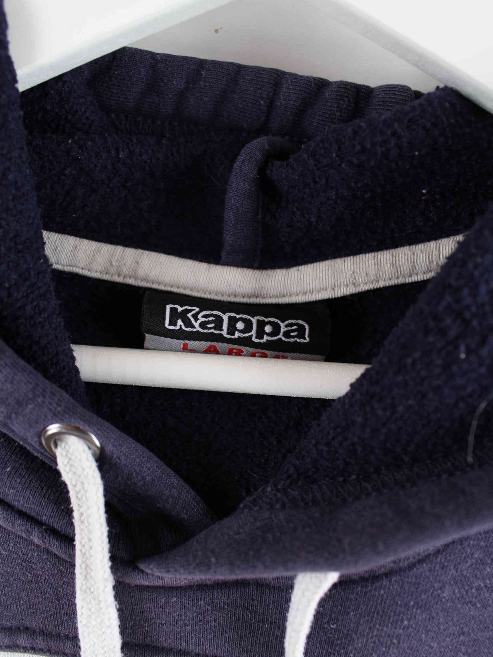 Kappa y2k Embroidered Hoodie Blau L (detail image 2)
