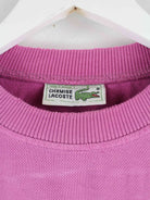 Lacoste 90s Vintage Embroidered Sweater Pink XS (detail image 2)