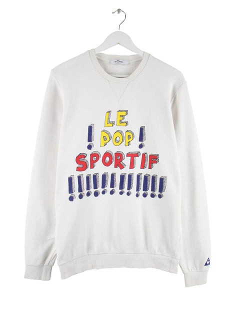 Le Coq Sportif Print Pull Blanc L