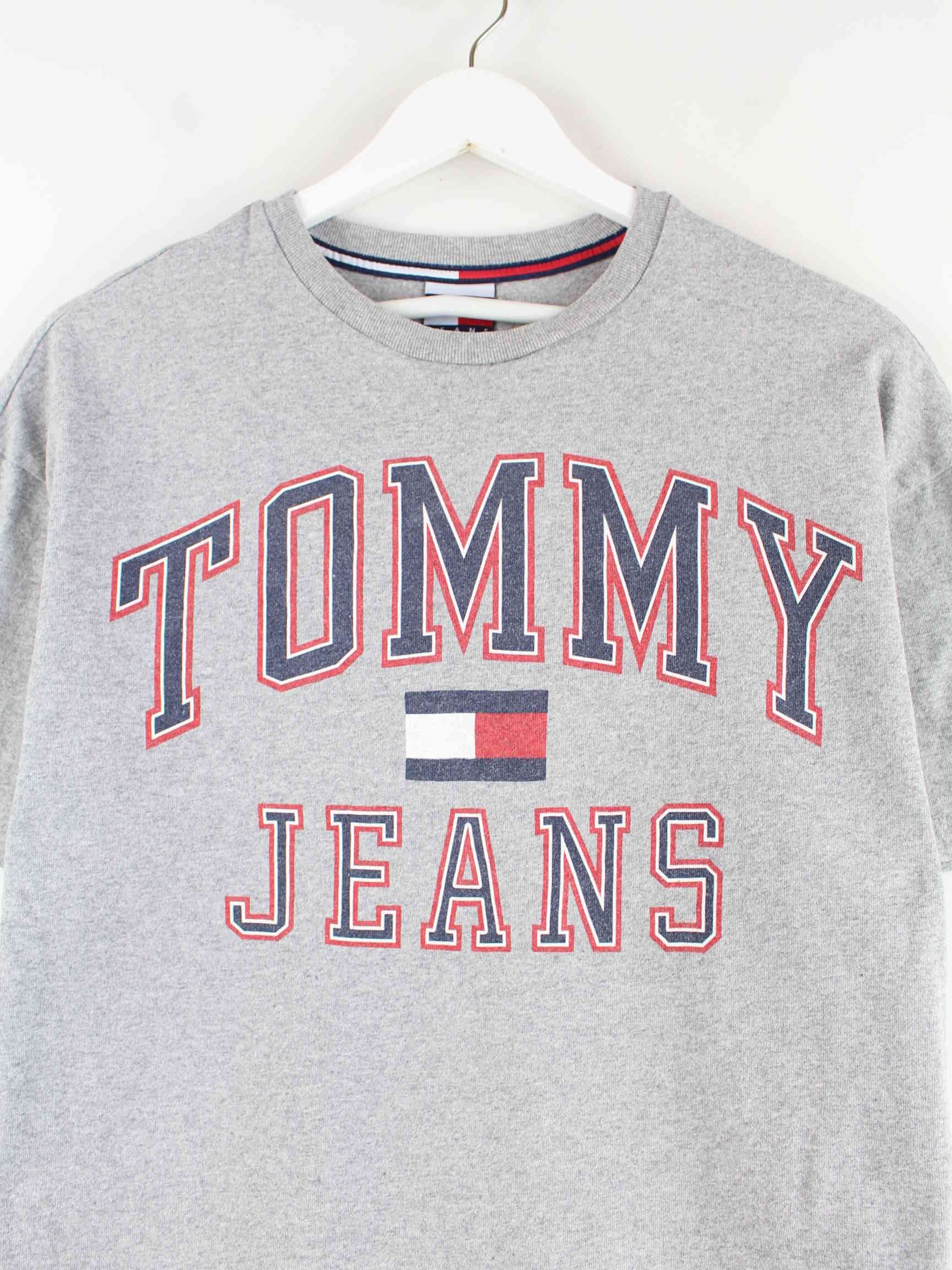 Tommy Hilfiger 00s Print T-Shirt Grau XS (detail image 1)