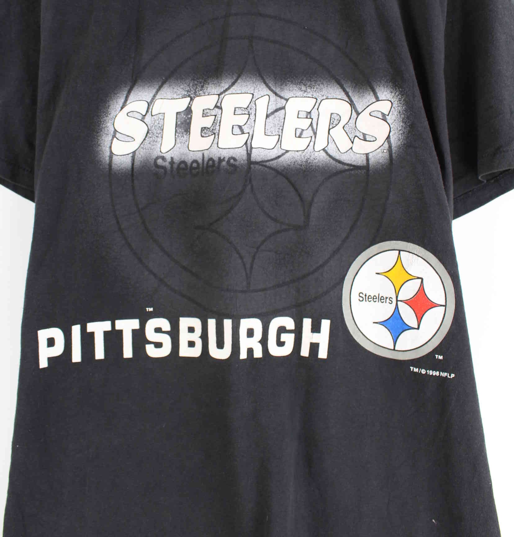 Team Rated 1996 Steelers Print T-Shirt Schwarz L (detail image 1)