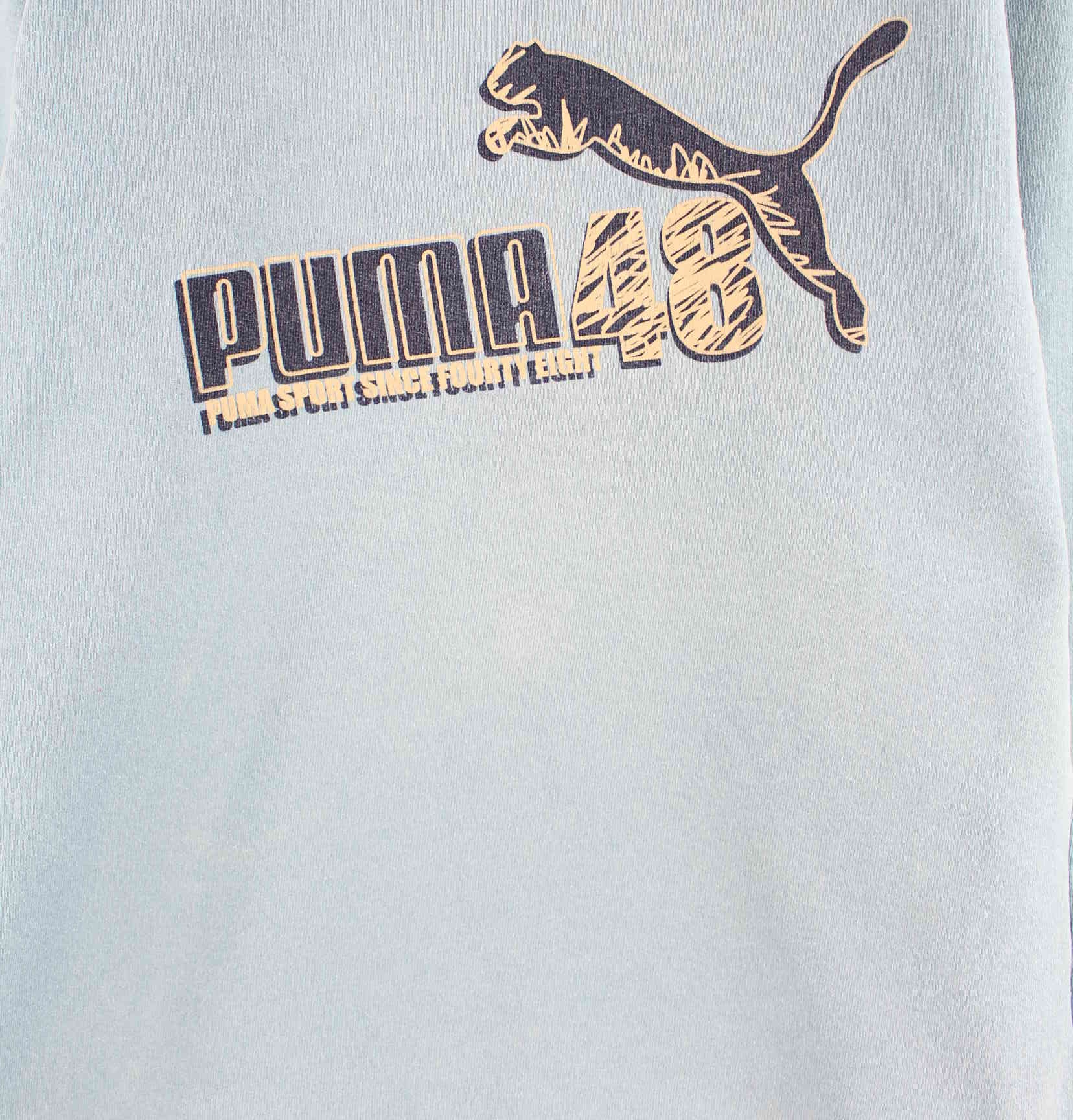 Puma y2k Print Sweater Blau S (detail image 1)