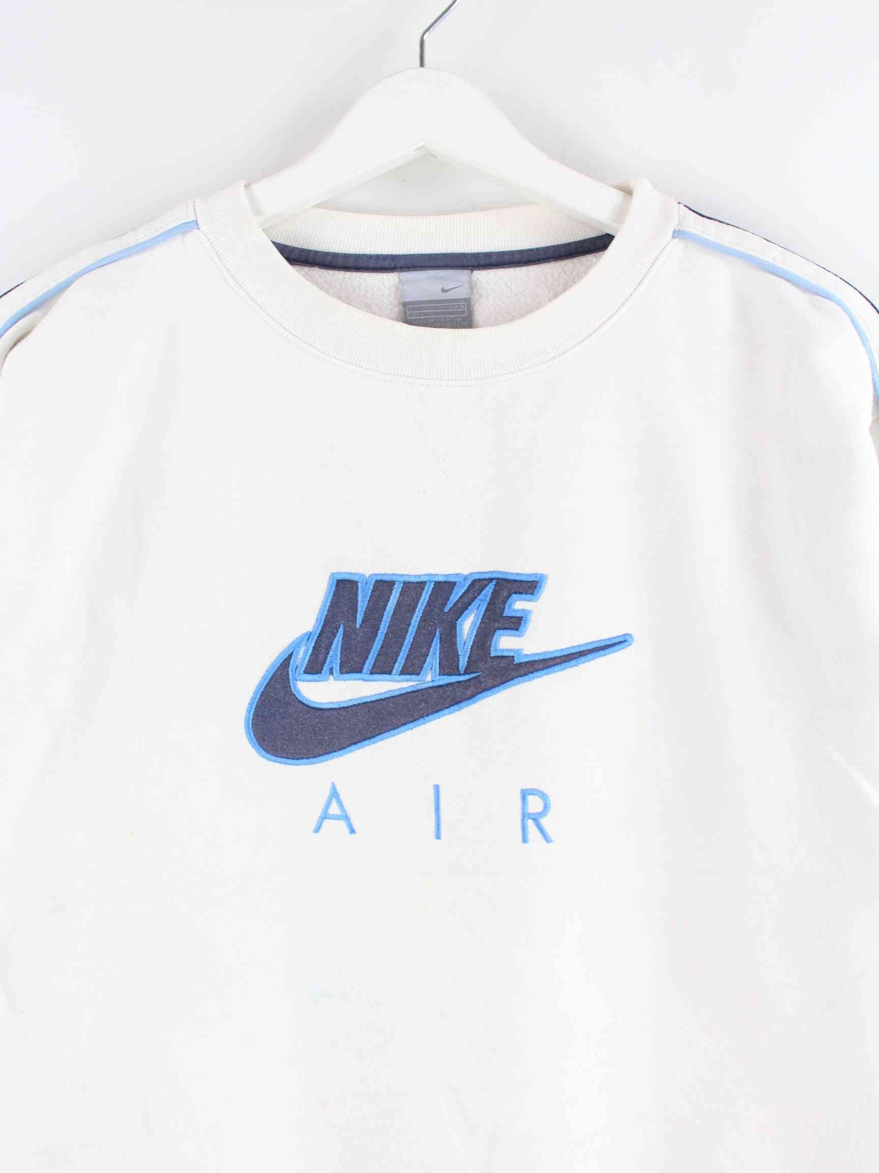 white nike air sweater