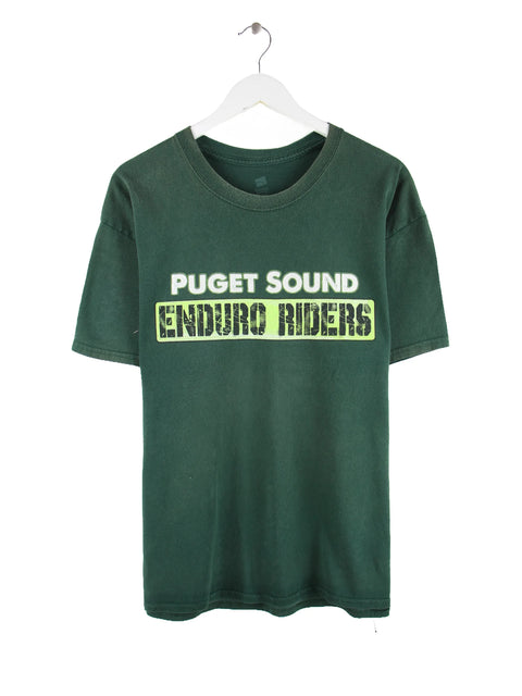 Hanes Puget Sound Print T-Shirt Grün XL