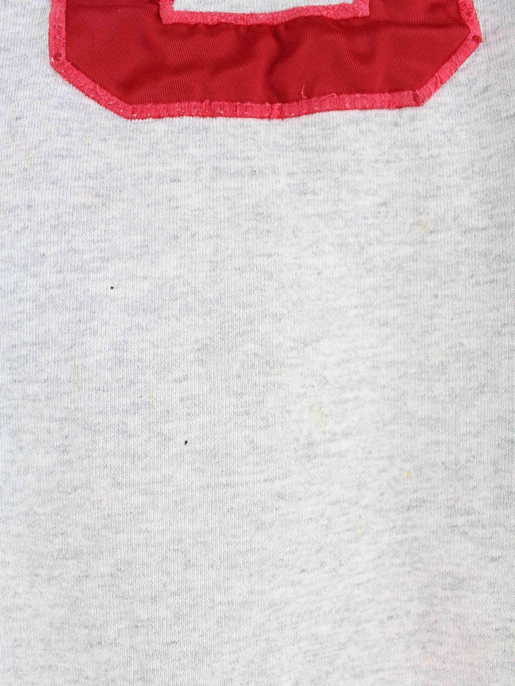 Vintage 90s Bradley Embroidered Sweater Grau XL (detail image 4)