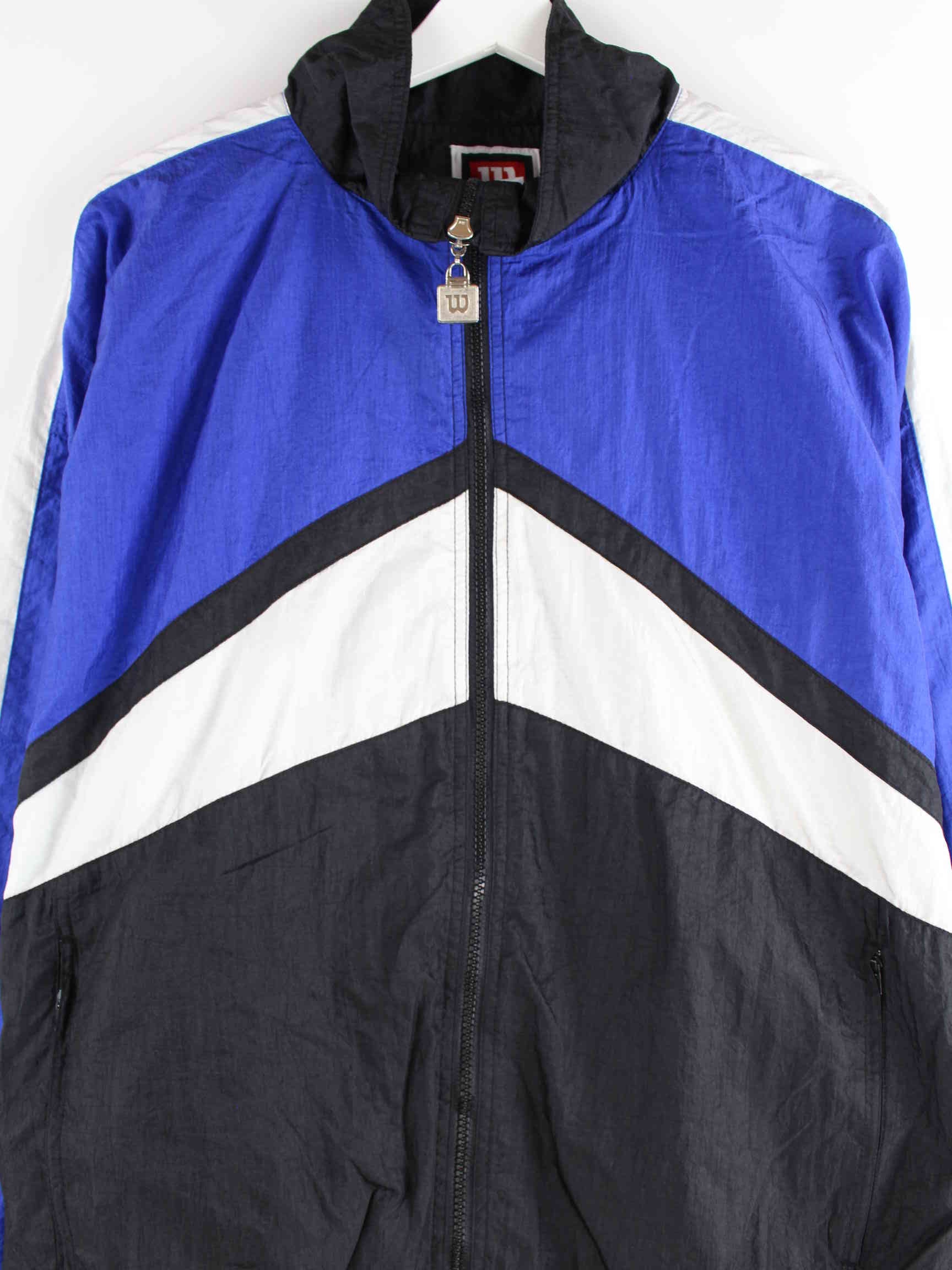 Wilson 90s Vintage Trainingsjacke Blau L (detail image 1)